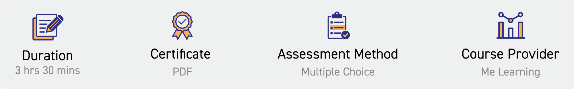 duration: 3hrs 30 mins. Certificate: pdf. Assessment Method: multiple choice. Course Provider: Me Learning